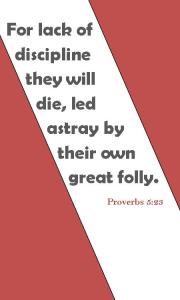Proverbs 5-23